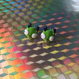 Vintage Nickelodeon Gir Earrings